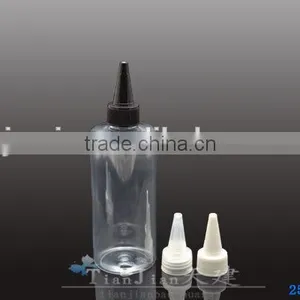 250ml Transparent Bottle PET Plastic Bottles 250 ml Bottles Beak Bottle Electric Hair thumbnail-1