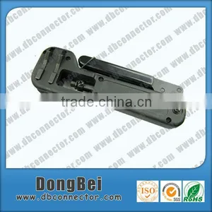 Fiber Optic Tool for RG6 RG11/FTTH Flat Drop Cable Jack Sheath Stripper thumbnail-1