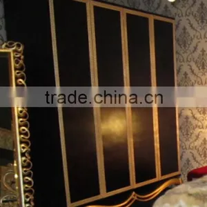 European Style Solid Wood Classical Bedroom Furniture Set Bed Bedside Table Wardrobe Dressing Table Commode thumbnail-3