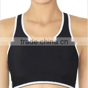 Cotton Plain Color Women Sport Tops thumbnail-1