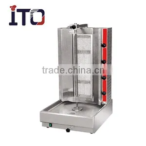 CH-R2 Auto Barbecue Grill Round / Electric Rotating Barbecue Machine thumbnail-1