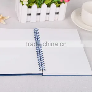 Custom Printing 2015 Aluminum Cover Diary Blue Spiral Notebook thumbnail-3