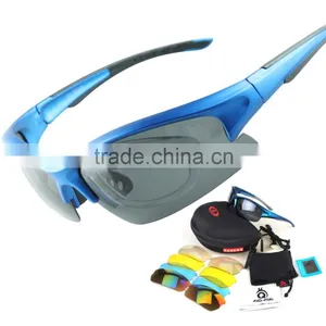 OEM Optical Inserts Cycling Glasses 5 Lens Prescription Sport Glasses Interchangeable Sunglasses For Outdoor Sport thumbnail-3