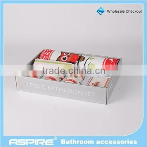 Houseware Ceramic Plastic Bathroom Accessories thumbnail-4