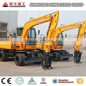 Wheel Crawler Excavator 8ton Earthmoving Digger Machine thumbnail-6