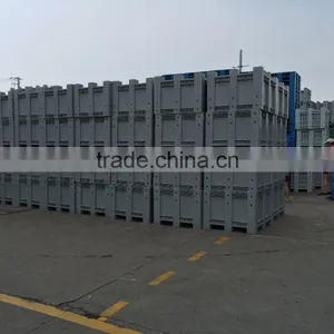 1200x1000x760mm Plastic Pallet Box Price, Mega Bin, Plastic Pallet Bin thumbnail-4