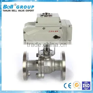 Electric Actuated 304 ss Full Bore Ball Valve thumbnail-1