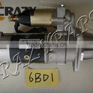 Diesel Engine 6BD 1start Motor ,excavator Spare Parts,6BD1 Engine Parts thumbnail-1
