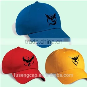 Pokemon Go Baseball Hat Team Mystic InstInct Valor Blue Yellow Red Embroider Cap thumbnail-1