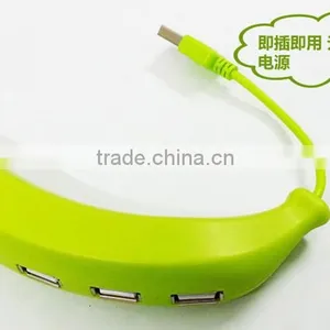 Cute 4 Port Hub High-Speed USB 2.0 Humanoid Splitter Cable Adapter for Laptop PC thumbnail-1