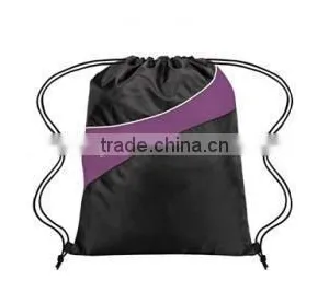Good Quality Polyester Custom Drawstring Backpack thumbnail-4