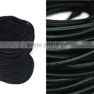 100m Textile/Cloth Covered Wire 2 Core Round Wire, Vintage Style Rayon Fabric Wire for Pendants, Lamps thumbnail-2