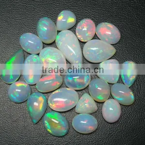 Natural Ethiopian Opal Cabochon +++AAA Quality and Colorful and Big Size Opal thumbnail-2