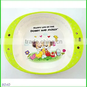 Eco-friendly Melamine Baby Bowl With Handles thumbnail-1