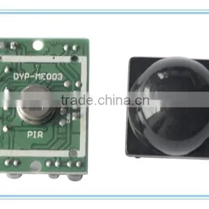 DYP-ME003 Adjustable IR Pyroelectric Infrared PIR Motion Sensor Detector Module With Black LensPIR Motion Sensor Detector Module thumbnail-2
