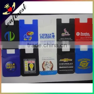 3m Sticky Silicone Card Holder,silicone Credit Card Holder,silicone Smart Wallet for Mobile thumbnail-4