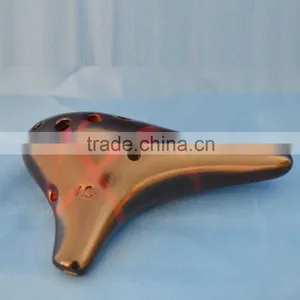 12 Hole Ocarina Potato Brown thumbnail-2