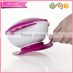 Baby Sucker Feeding Bowl Food Grade Baby Bowl Sets Wholesale thumbnail-1