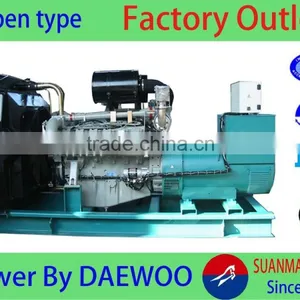 60Hz Daewoo Diesel Power Generator Set for Sale With Voltage 440, 300KW Home Diesel Generators for Sale thumbnail-1