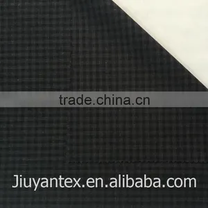JY-1614 Hot Sale Plain Weave Small Checks Design Printed T82 R18 Suiting Fabric China Supplier Jiuyan OEKO-TEX Standard 100 thumbnail-4