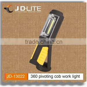 360 Pivoting Car Portable Emergency Light, Powerful COB Work Light With Magnet Base & Rugged Hook thumbnail-1