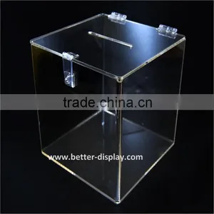 Wholesale Acrylic Charity Collection Bucket thumbnail-1