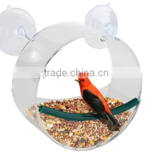 Custom Acrylic Circle Bird Feeders for Small Bird thumbnail-2