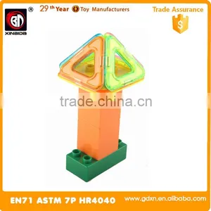 XINBIDA 2 in 1 Magical Magnet and Plastic Building Blocks Environmental Magnetic Toy thumbnail-2