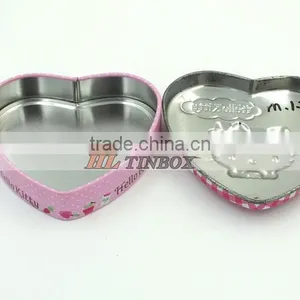 Heart Shape Cartoon Tin Can for Candy Chocolate Gift thumbnail-2