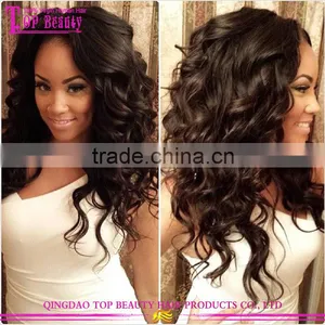 Superior Quality Unprocessed Brazilian Body Wave Full Lace Wig Natural Hair Wig thumbnail-1
