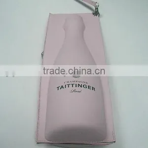 GC----Produce Dongguan Pink Leather EVA Beer Bottle Case/bag thumbnail-2