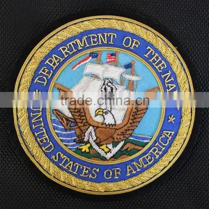 United States Navy Hand Embroidered Badge, Custom Badges thumbnail-1