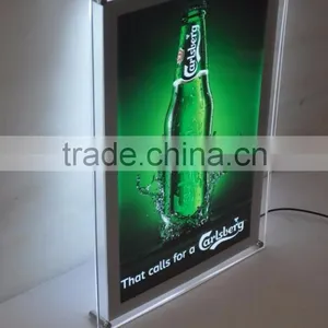 Advertising Product Acrylic Led Light Box Crystal Solar Led Display thumbnail-3