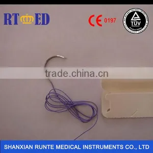 Surgical Synthetic Braided PGA Suture With Reverse Cutting Needle thumbnail-3