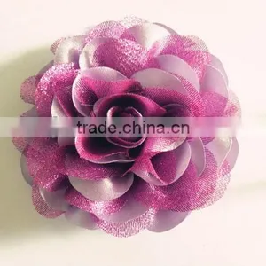 Light Purple Handmade Artificial Fabric Flowers thumbnail-1