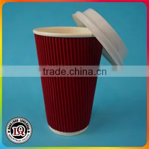 2016 New Design Customer Logo Ripple Wall Paper Cup for Hot Drink thumbnail-4