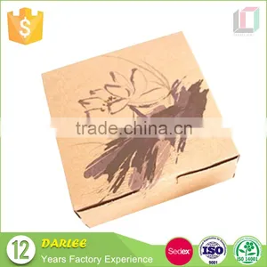 Eco-Friendly Handmade Brown Kraft Paper Pizza Box for Fast Food thumbnail-5