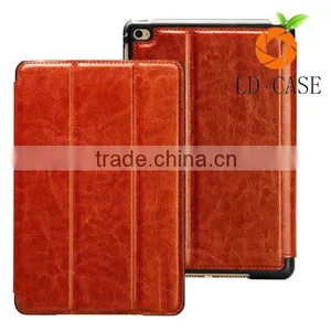 Business Style Leather Flip Cover Auto Wake/ Sleep Smart Case for Ipad Air thumbnail-6
