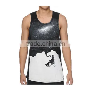 Custom Wholesale Printing Mens Tank Top thumbnail-4