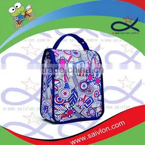 Cartoon Print Picnic Insulated Cooler Lunch Tote Bag thumbnail-3