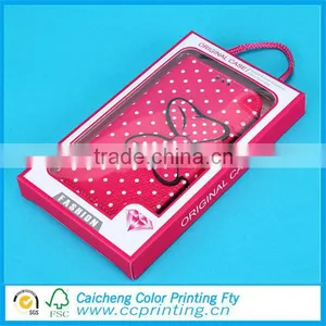 Brand Name Cell Phone Case Package With Transparent Window thumbnail-1