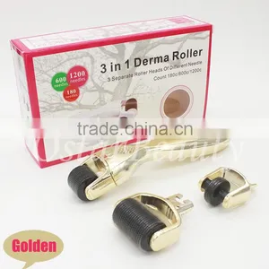 Derma Roller With Titanium Needles 3 Interchangeable Heads 3 IN 1 thumbnail-2