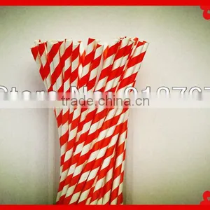 Baby Shower Supplies Yellow Dots Paper Straw for Birthday Party thumbnail-5