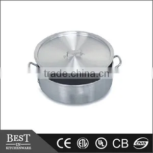 Aluminium Casserole Pot With Lid Aluminum Cover Ears Stew Pot thumbnail-1