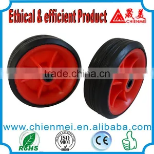 6 Inch Wheel Rubber Wheel/solid Rubber Wheel/Metal Rim Wheel/Pneumatic Wheels/Ruled Wheel/Hand Trolley thumbnail-6