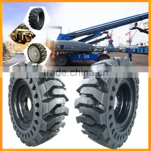 Jlg Telescoping Boom Lift Lug Pattern Solid Tires 10x16.5 12x16.5 14x17.5 4.00-8 2915012 thumbnail-1