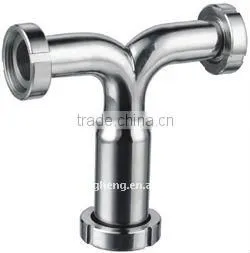 Stainless Steel Tee With Thread for Milking thumbnail-1