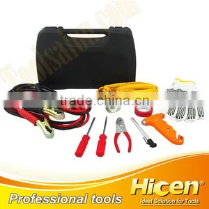 10Pcs Car Emergency Kit With Mould Case thumbnail-1