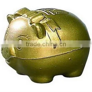 PU Foam Antistress Golden Pig for Good Quality thumbnail-1