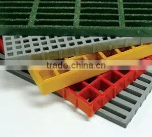 Green Frp Moulded Grating(walkway,platform,trench Cover) thumbnail-1